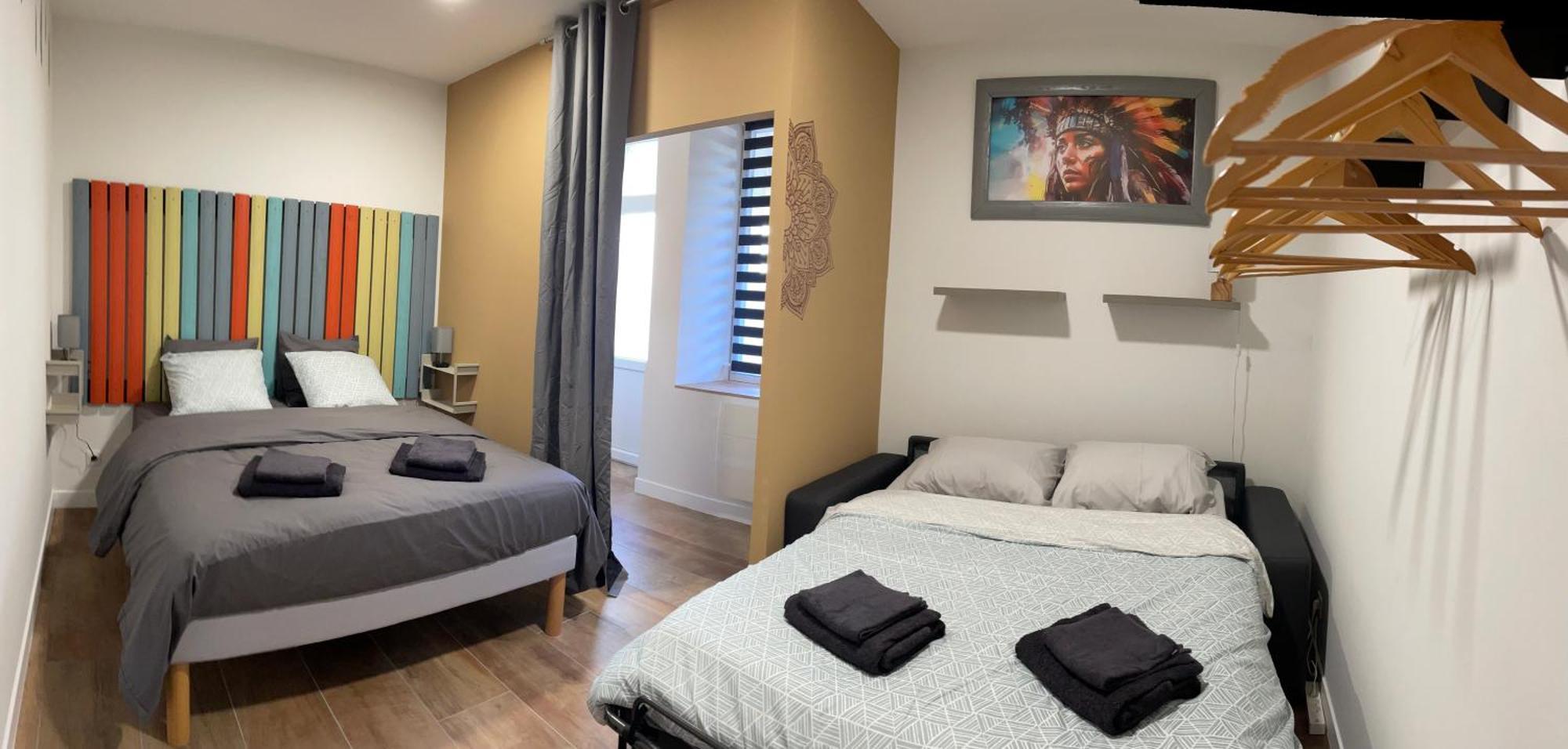 Апартаменти Meubles Deco Fab - Plancha Люксей-ле-Бен Екстер'єр фото