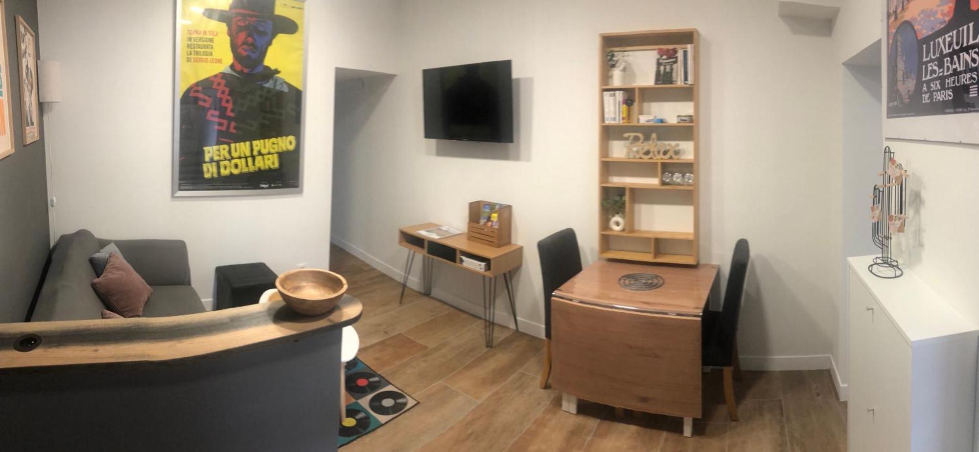 Апартаменти Meubles Deco Fab - Plancha Люксей-ле-Бен Екстер'єр фото
